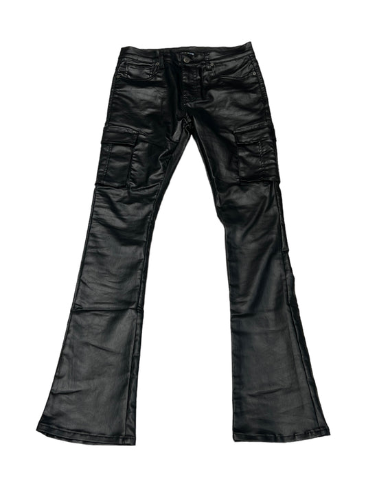 Rockstar Stacked Leather Pants