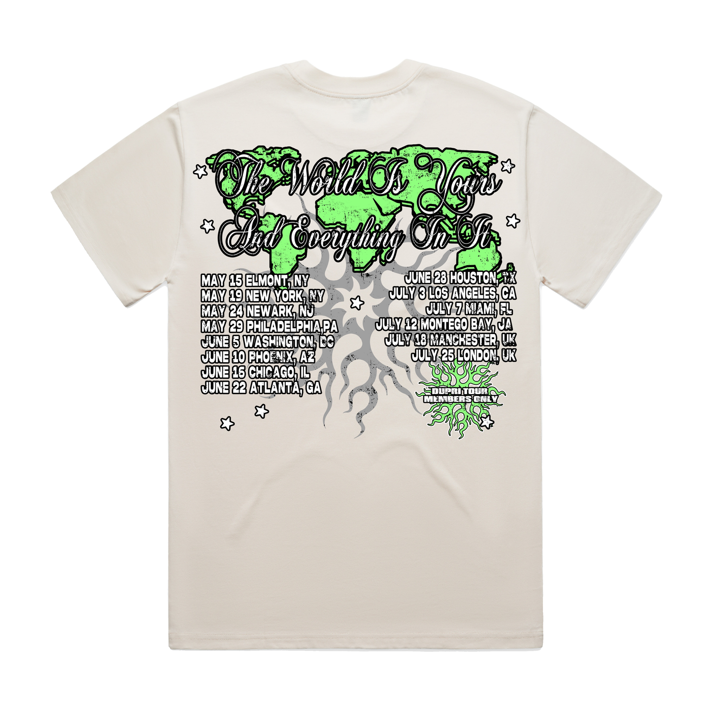 Cream World Is Yours Tee