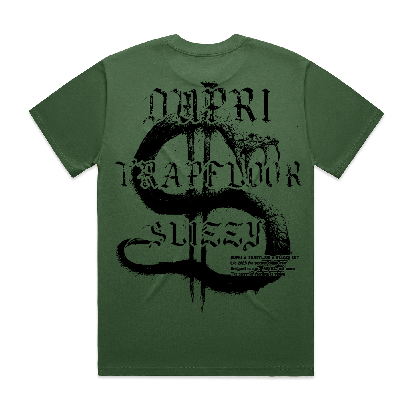 Trap Slizzy Tee - Forest Green