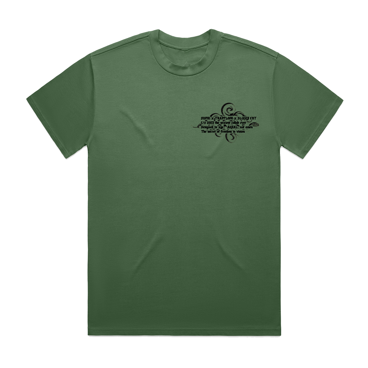 Trap Slizzy Tee - Forest Green