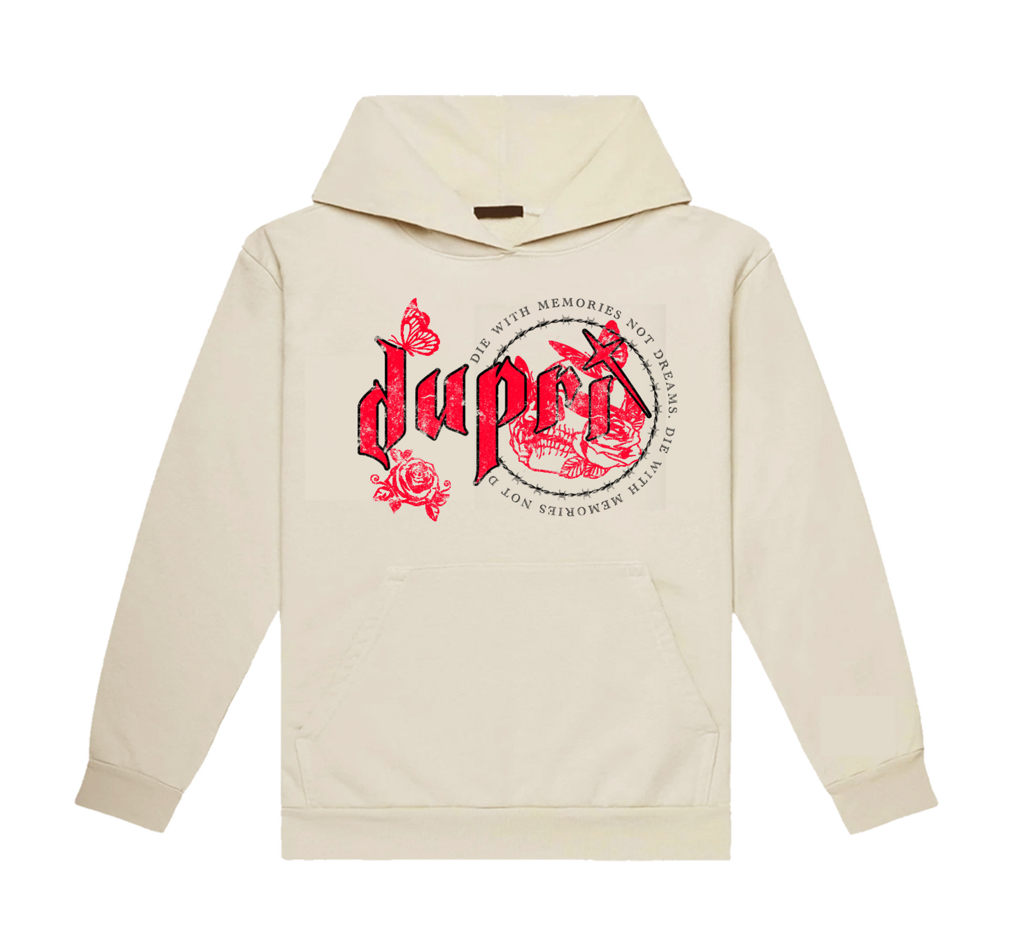 Cream Dupri Skull Hoodie