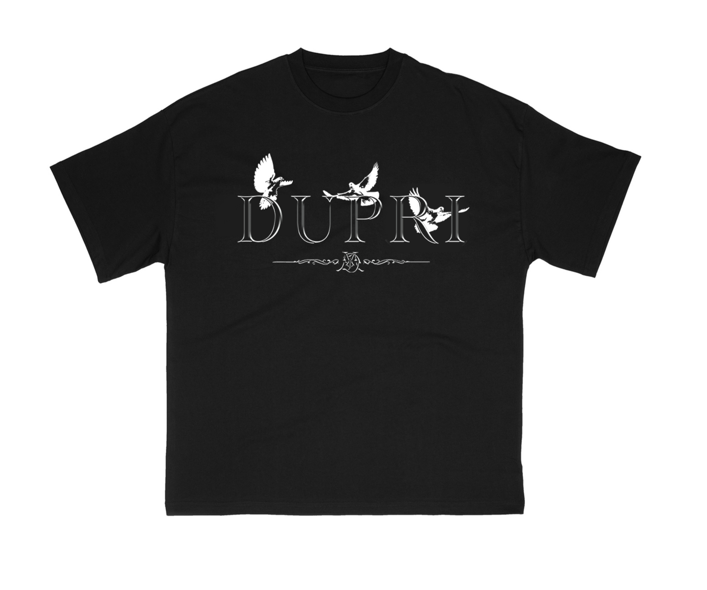 Black Flying Doves Tee
