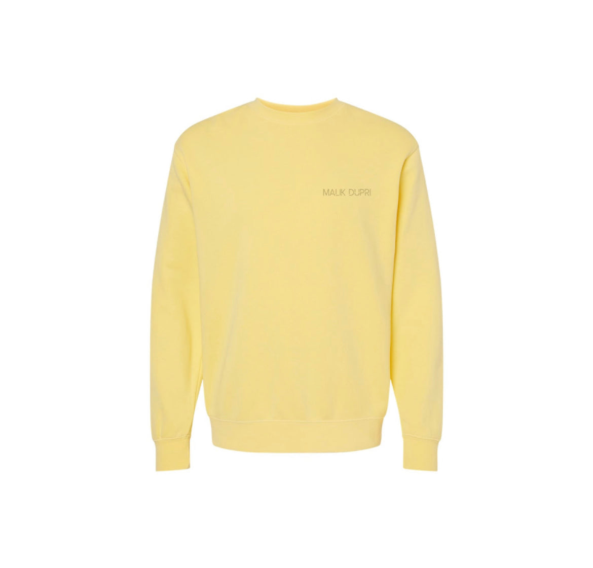 Yellow Oversized Cozy Crew Neck