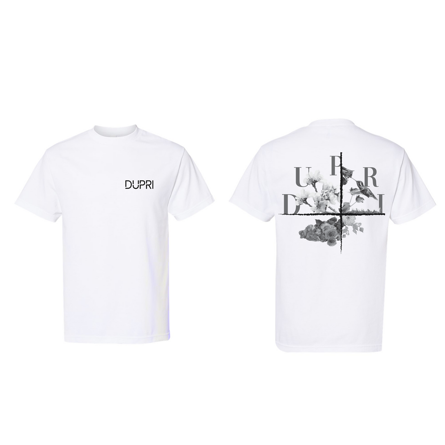White Flower Dupri Tee