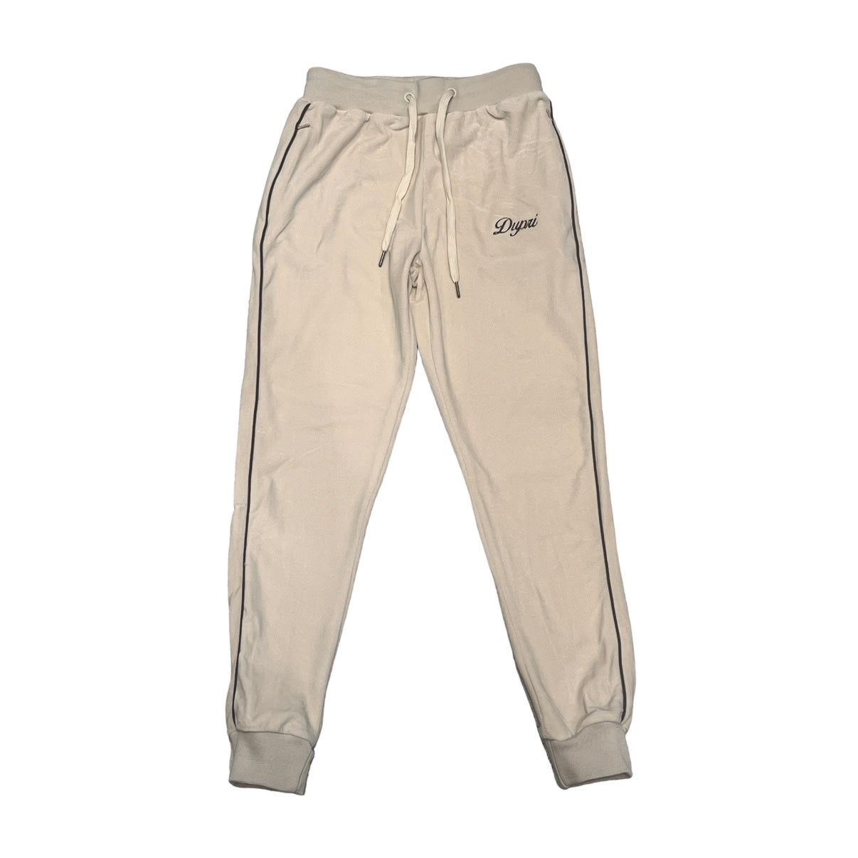 Cream Womens Velour Pants