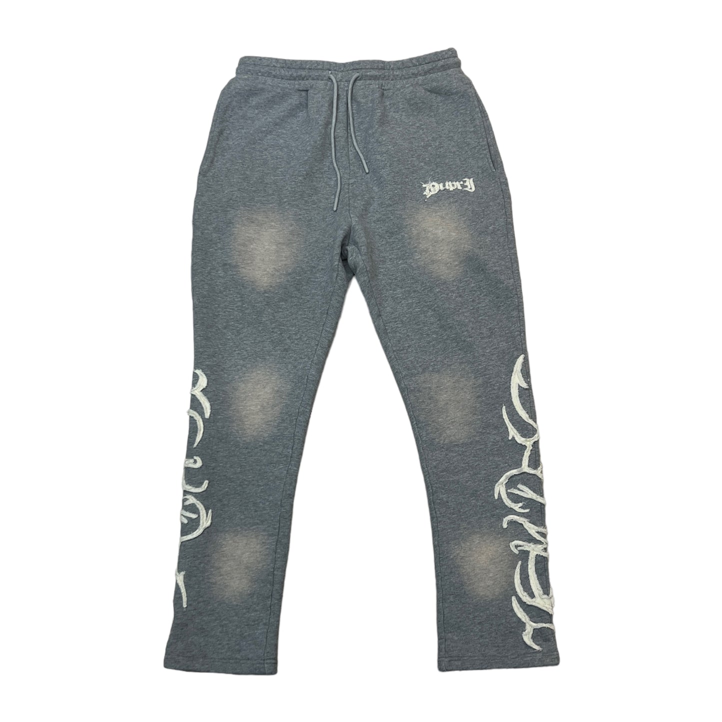 Grey French Terry Zodiac Flare Pants