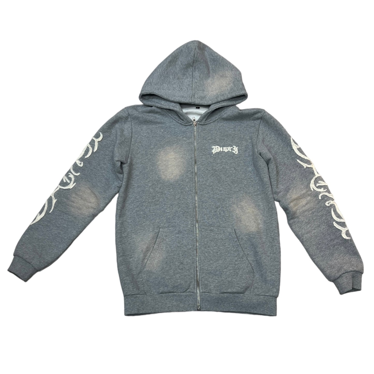 Grey French Terry Scorpion Hoodies