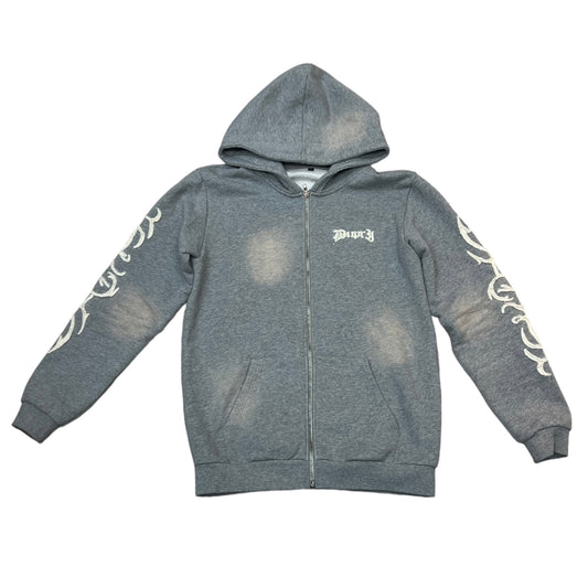 Grey French Terry Scorpion Hoodie