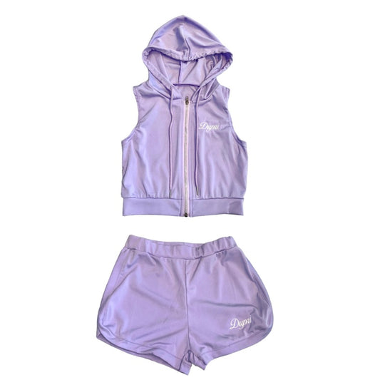 Lilac Womens Hoodie Set