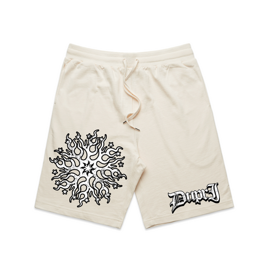 Cream Toxic Star French Terry Shorts