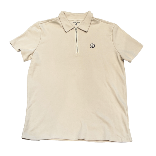 Cream Emblem Polo