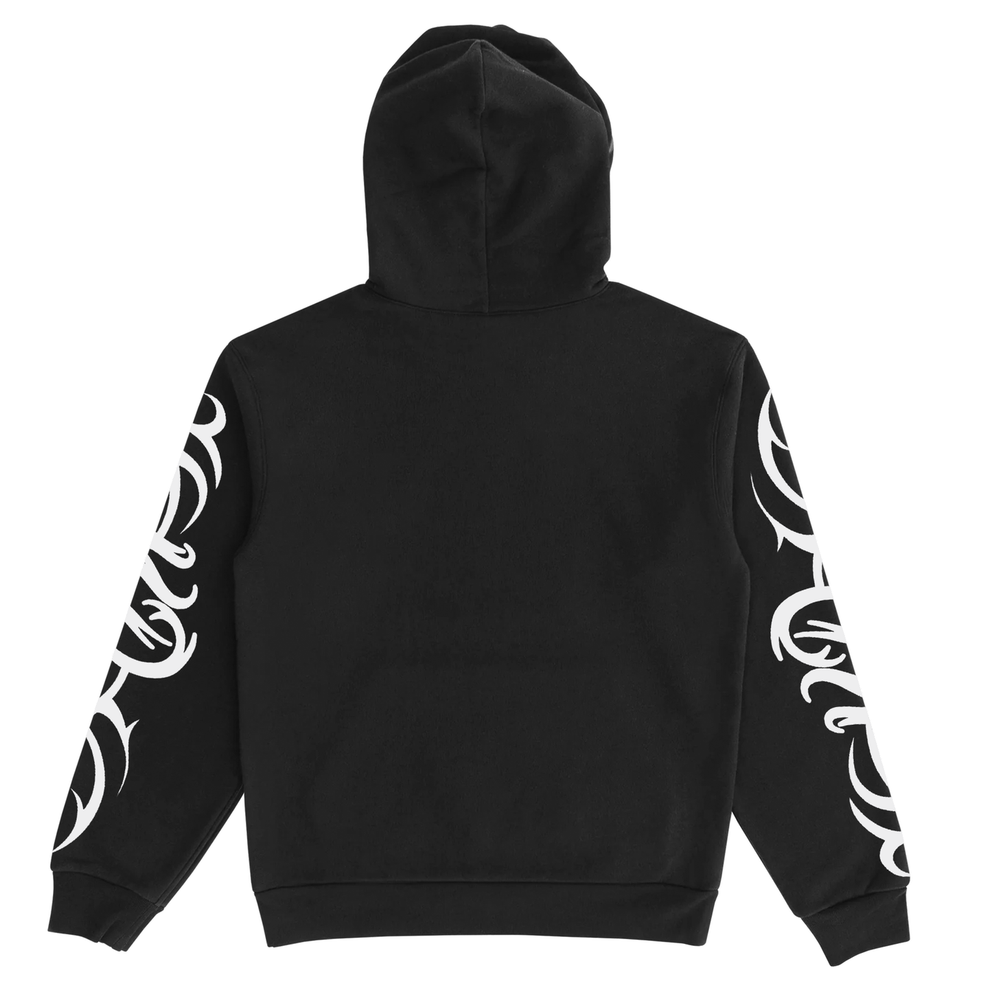 Black Heavyweight Tribal Hoodie