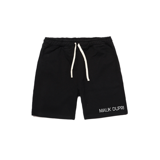 Black French Terry Shorts