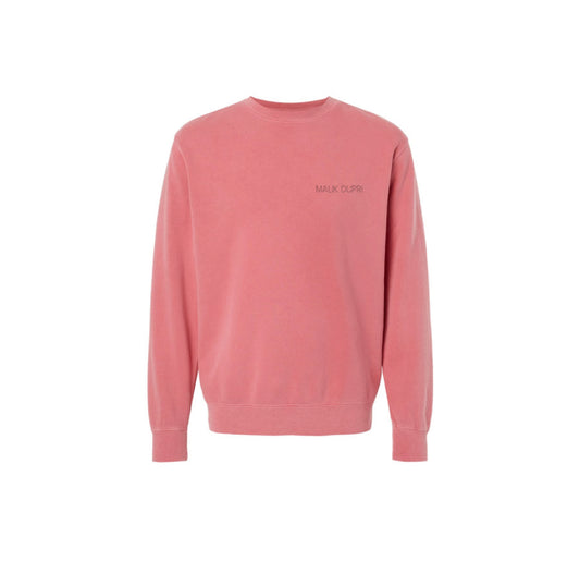 Pink Oversized Cozy Crew Neck