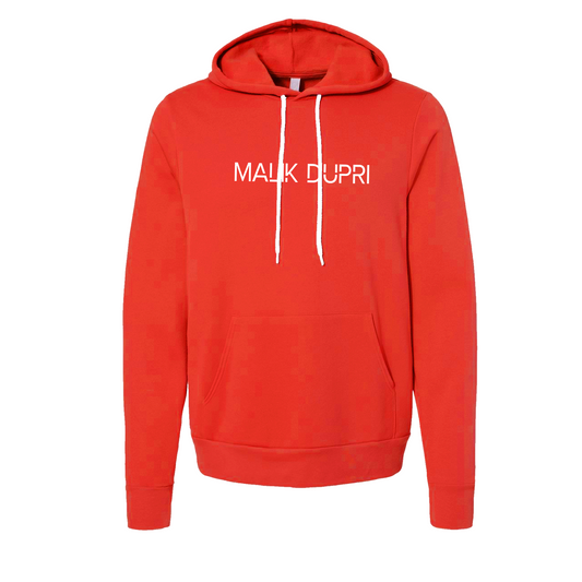 Red French Terry Hoodie